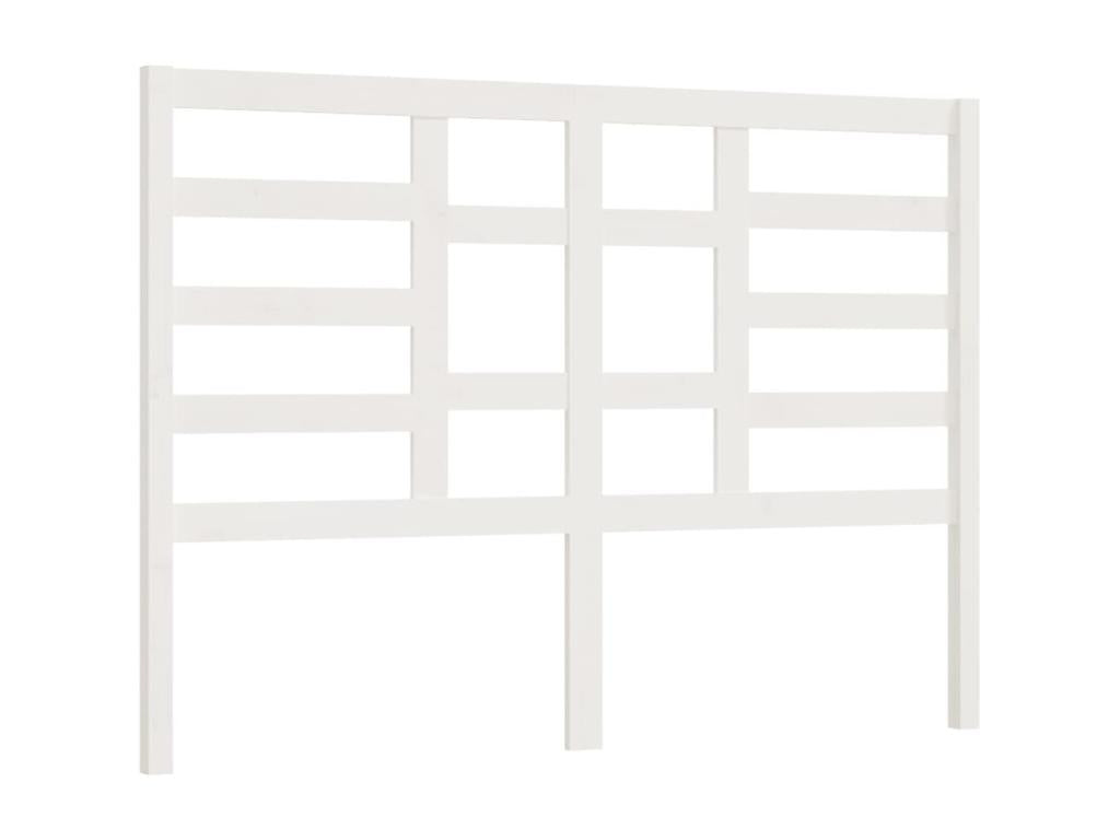 Tête de lit Blanc 166x4x104 cm Bois massif de pin CGII88705