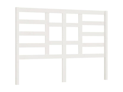 Tête de lit Blanc 166x4x104 cm Bois massif de pin CGII88705