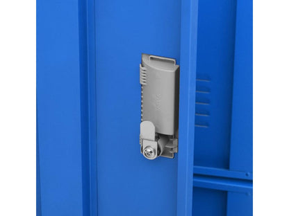 Armoires à casiers 5 pcs Gris clair et bleu 90x45x92.5 Acier 3 EYFX05170
