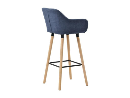 Tabouret de bar Chezlova métal bleue 51x50x101 cm 10 0004918 MIAH06162