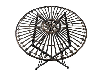 Table d'appoint de jardin - rund - Métal - Bronze - Chezlova JLFW18464