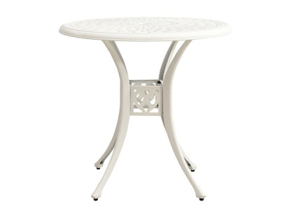 Table de jardin Blanc 78x78x72 cm Aluminium coulé UAWR26533