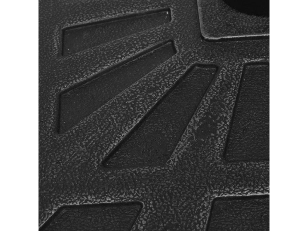 Socle pied base carrée résine noire 42.5x42.5x32 cm 2202085 NONF77935