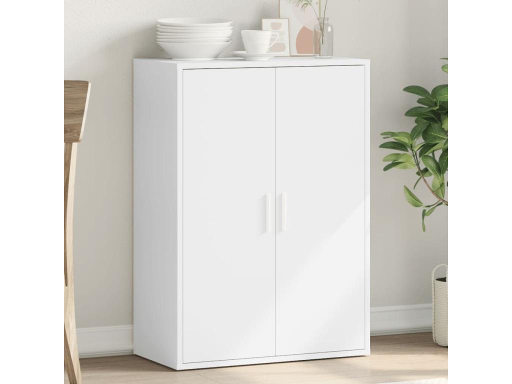 Buffet blanc 60x31x84 cm bois d'ingénierie FQLQ59717