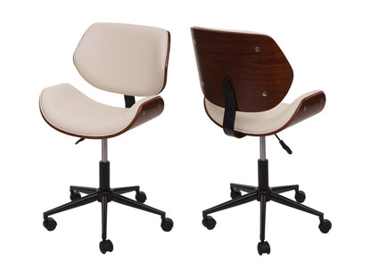 Chaise de bureau Cosymeub-G25 crème XUDX12444