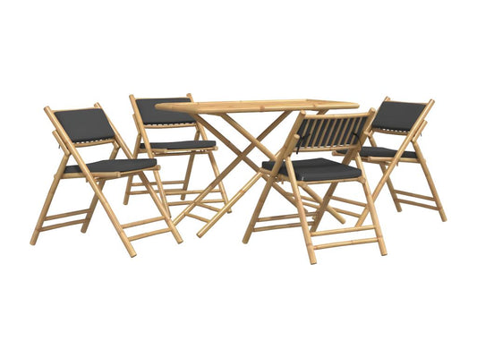 Ensemble de Artigeo pliante 5 pcs et coussins gris foncé Artigeo PSMY47505