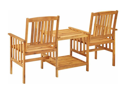 Chaises de jardin avec table à thé et coussins Artigeo solide UIGE03328