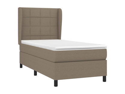 Lit à sommier tapissier avec matelas Artigeo 90x200 cm Tissu OGAO13885