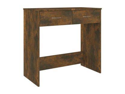Bureau table poste de bois marron 80x40x75 cm 02 0023589 ZFOC35359