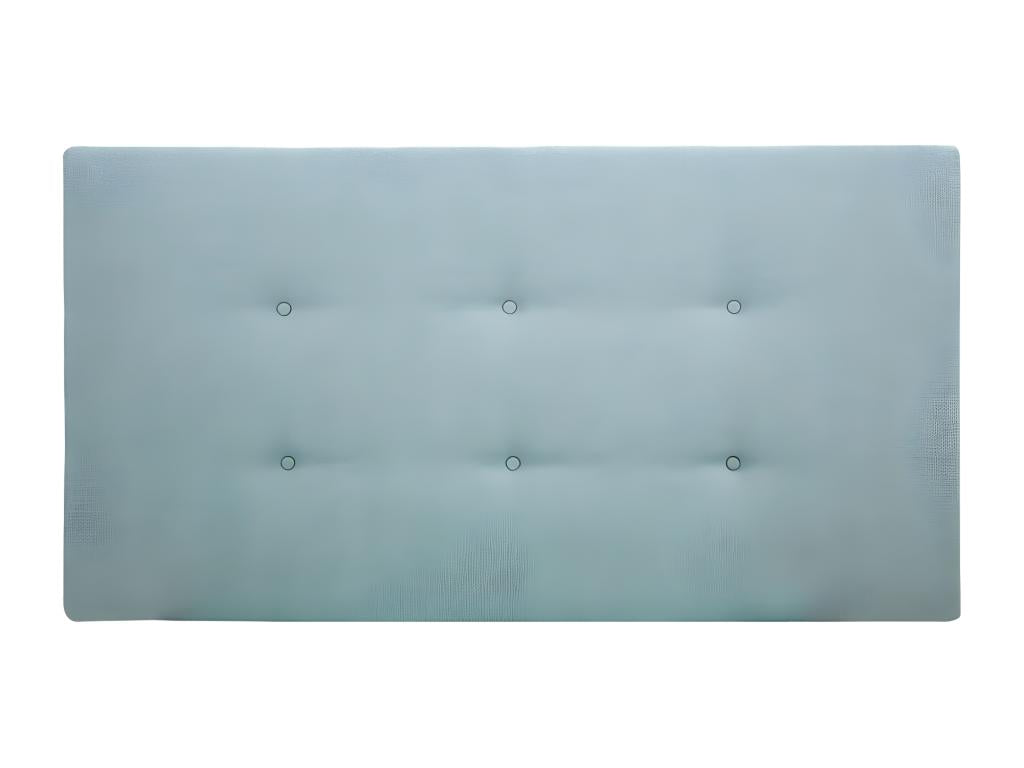 Tête de lit polyester boutons bleu-verte 90x80cm - ROC - Artigeo GODH19661