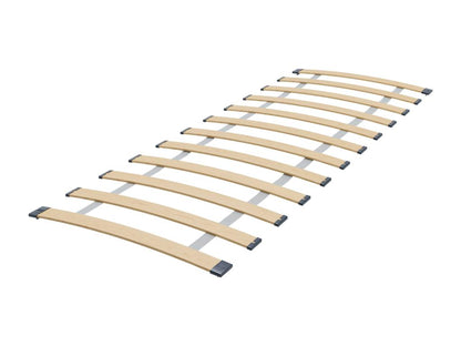 Artigeo - lit simple 160x80 blanc dans un ensemble avec un tiroir une balustrade un matelas et un cadre ZCGQ99825