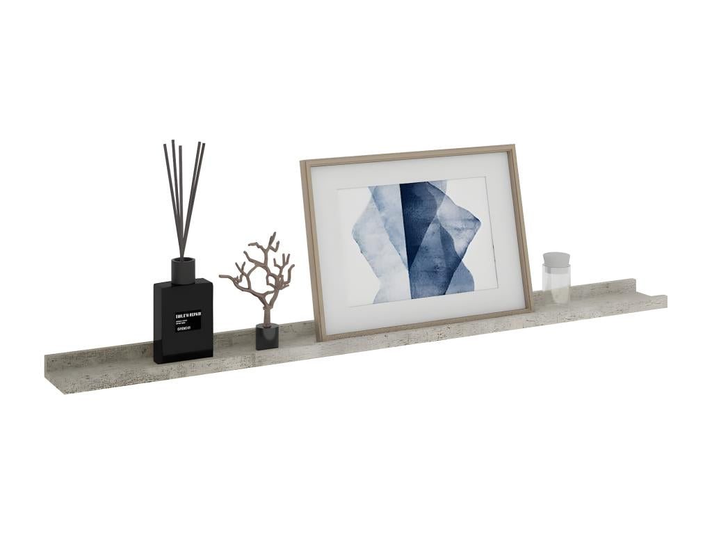 Étagères murales 2 pcs Gris béton 100x9x3 EFUW79807