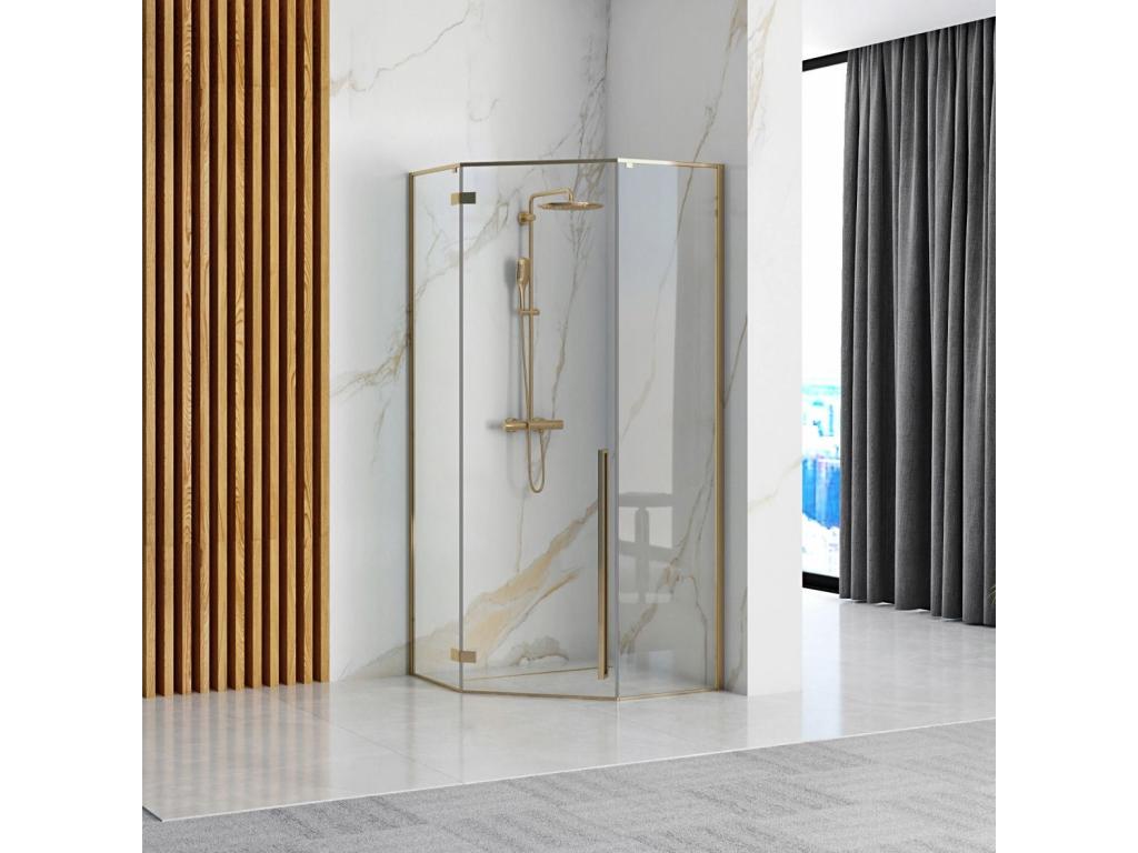 Cabine De Douche Cosymeub 90x90 Gold ISCU88088