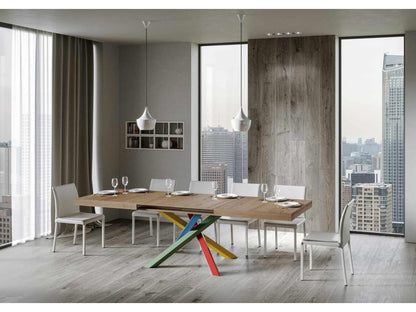 Table extensible 90x140/244 cm Volantis Chêne Nature cadre 4/B GFXX57158