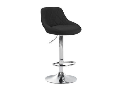 Tabouret de bar chaise métal argentée 46x49x83 cm 10 0005086 DEQM58437