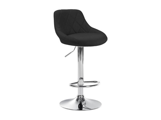 Tabouret de bar chaise métal argentée 46x49x83 cm 10 0005086 DEQM58437