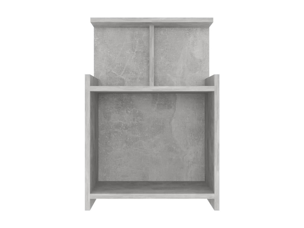 Artigeo Premium - Table de chevet Gris béton 40x35x60 cm Aggloméré CIAQ58775
