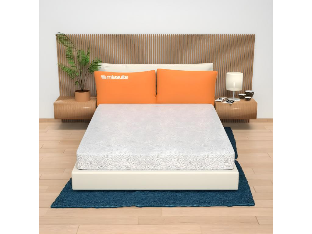 Matelas de canapé-lit déhoussable 150x180 Hauteur 14 cm - en Waterfoam orthopédique indéformable - Sim SXSK45907