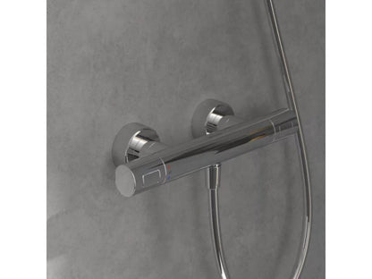 Mitigeur douche thermostatique Artigeo ET BOCH Universal rond Brushed Gold WDEV23748