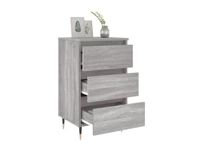 Tables de chevet 2 pcs Artigeo gris 40x35x69 cm bois ingénierie UEXB20855