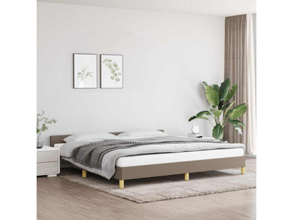 Cadre de lit sans matelas Artigeo 200x200 cm tissu YLRZ37495