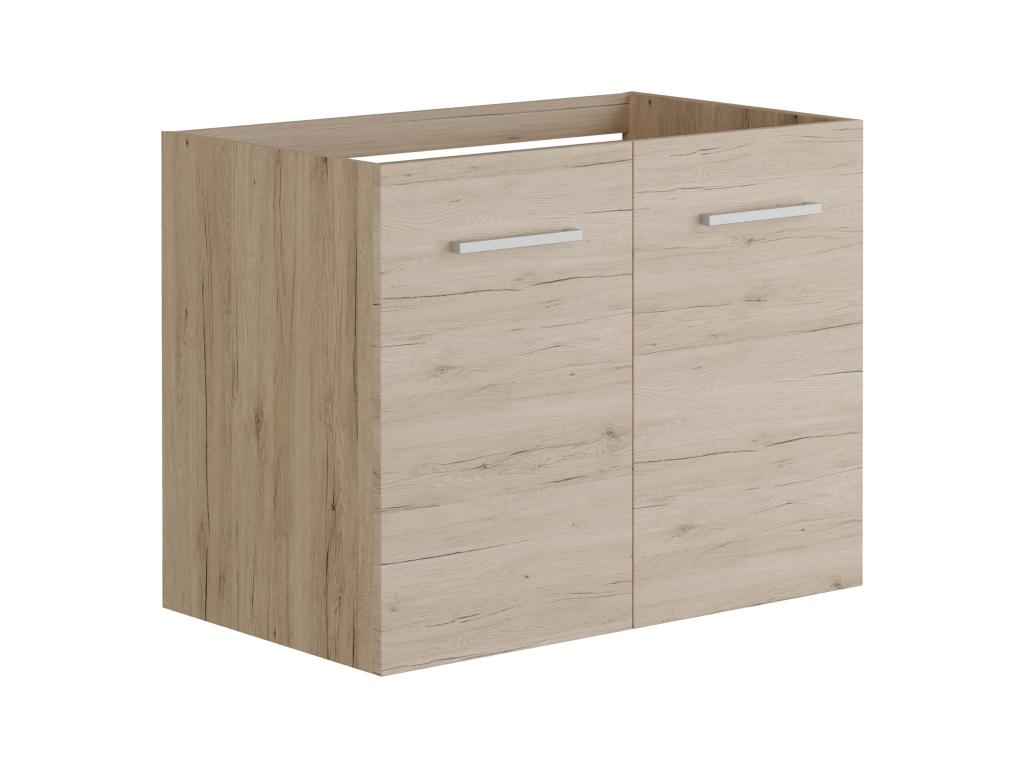 Meuble sous vasque suspendu - Coloris naturel clair - L60 cm - Artigeo II KOWI64584