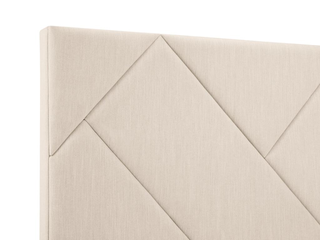 Artigeo - Tête de lit Artigeo 180x120cm en tissu structurel beige clair - 180x8x120cm ORJK37013