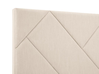 Artigeo - Tête de lit Artigeo 180x120cm en tissu structurel beige clair - 180x8x120cm ORJK37013
