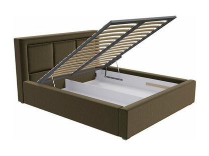 Lit Artigeo 100 Unique Gris 120x200 Tapisserie Sommier à Artigeo 140x223x93cm YKCQ64035