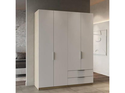 Armoire 4 portes et 2 tiroirs Artigeo - L157.3 cm WWFJ21620