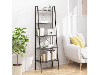 Étagère sur pied 5 niveaux Noir 56x35x174 MGDZ08194