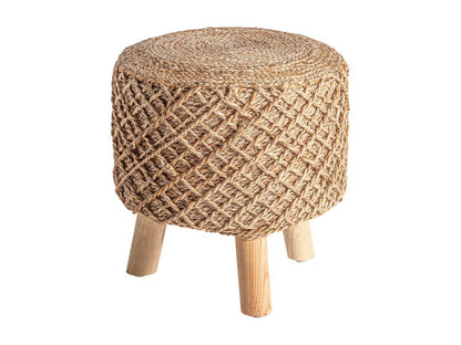 Repose- pied en Artigeo marron 43x43x45 cm XUEM22091