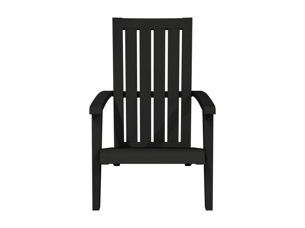 Chaise de jardin Artigeo noir polypropylène IBJK73512