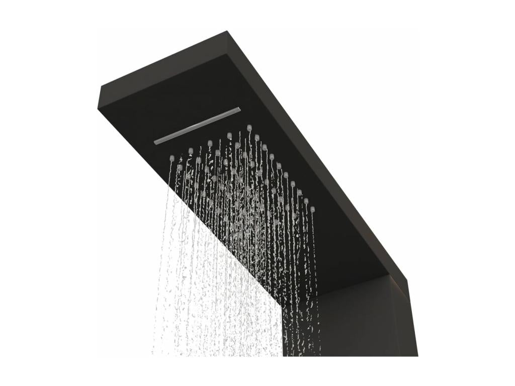 Système de panneau de aluminium noire 15x47x114 cm 02 0003120 MDMC17108