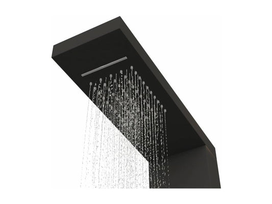 Système de panneau de aluminium noire 15x47x114 cm 02 0003120 MDMC17108