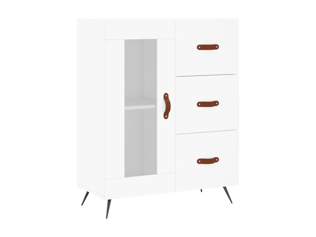 Buffet blanc 69.5x34x90 cm bois d'ingénierie RFCJ01684