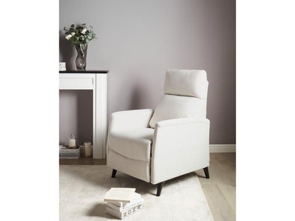 Fauteuil inclinable Artigeo Tissu Blanc cassé JBDT62500