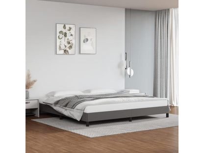 Cadre de lit Gris 200x200 cm Similicuir WZBM70554
