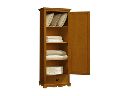 Bonnetière Pin Massif Miel Style Anglais 4 Niches L 70 H 186 P 42 cm YIYT65802