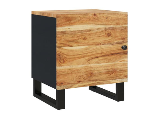 Table de chevet 40x33x46 cm Bois d'Artigeo massif JQEZ14545