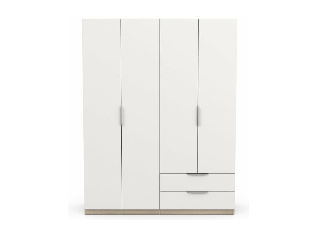 Armoire 4 portes et 2 tiroirs Artigeo - L157.3 cm WWFJ21620