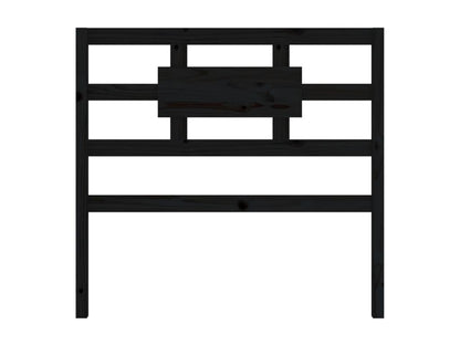Tête de lit Noir 80.5x4x100 cm Bois massif de pin MRVV89953