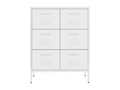 Armoire à tiroirs Blanc 80x35x101.5 cm Acier DAVH98605