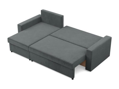 Canapé d'angle avec fonction couchage Gris foncé LGCI31200