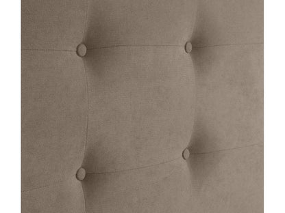 Chezlova Tête de Lit en Tissu Aqualine Capitonné 160x60cm Lits 150/160 - Terre XJXL29567