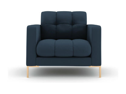 Artigeo - Fauteuil Artigeo en tissu structurel bleu - 87x92x75cm UJEP65496