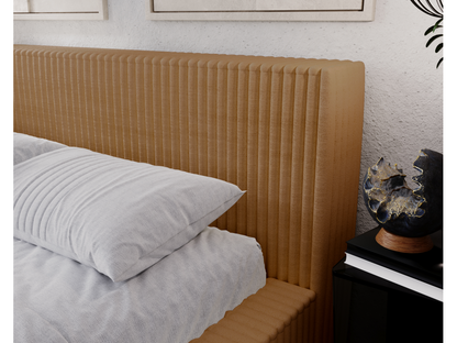 Artigeo Lit avec cadre 180x200 Buffy - Lit capitonné avec Rangement Tissu de fourrure Artigeo 44 UTYN83969