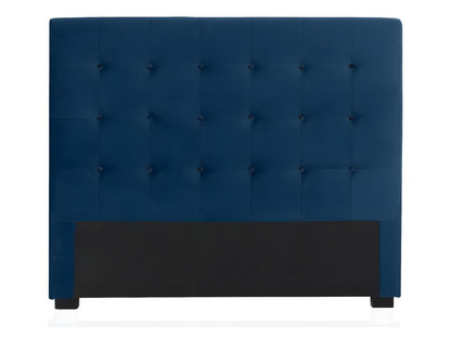 Tête de lit capitonnée Premium Velours 140cm Bleu JCVG96715