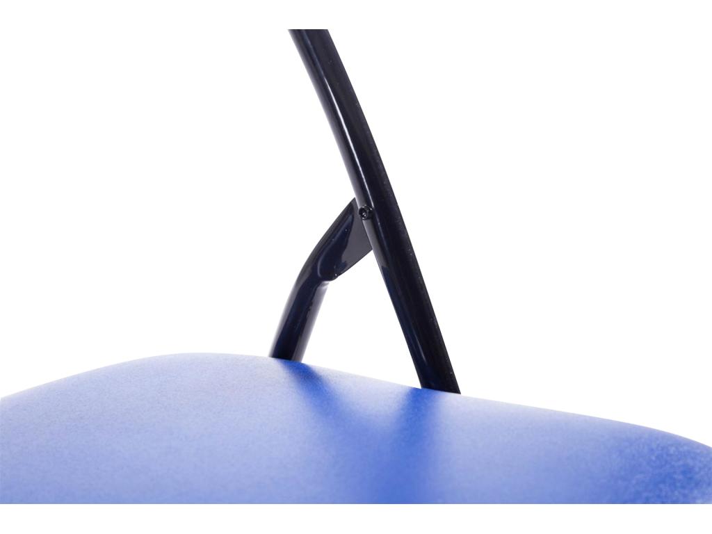 Lot de 2 chaise pliante - Plastique / Métal - Bleu / Noir - Artigeo TPUL57679