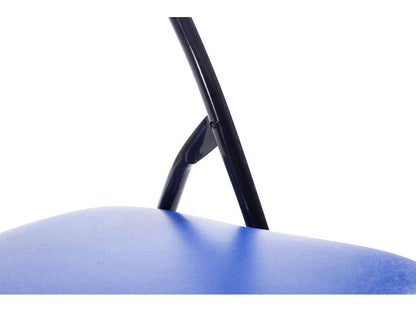 Lot de 2 chaise pliante - Plastique / Métal - Bleu / Noir - Artigeo TPUL57679